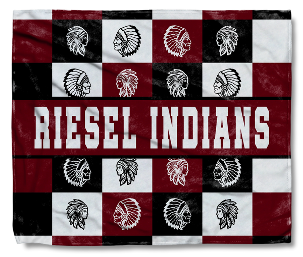 Riesel Indians Duo Checkered