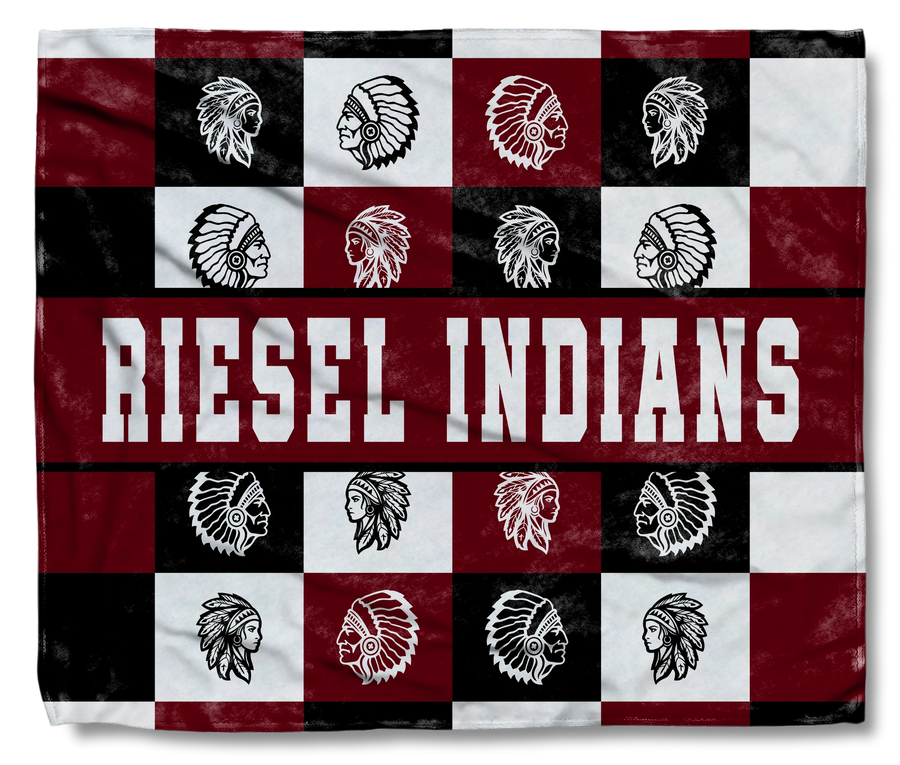 Riesel Indians Duo Checkered