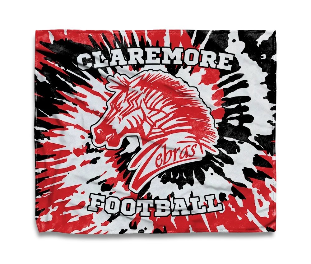 Claremore Zebras Swirl Wrap