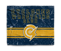 Cyclones Wrestling Flag Blanket