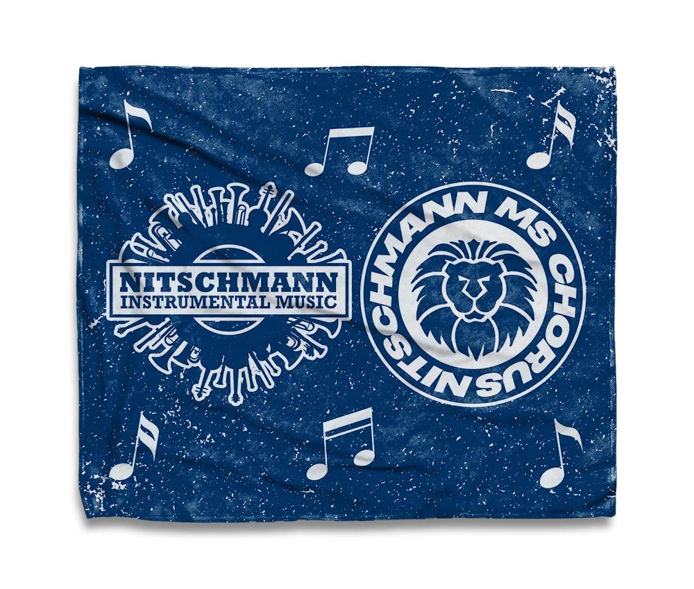 The Nitschmann Music Note Blanket