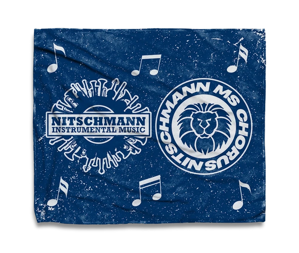 The Nitschmann Music Note Blanket
