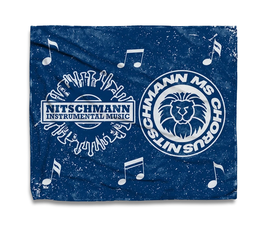 The Nitschmann Music Note Blanket