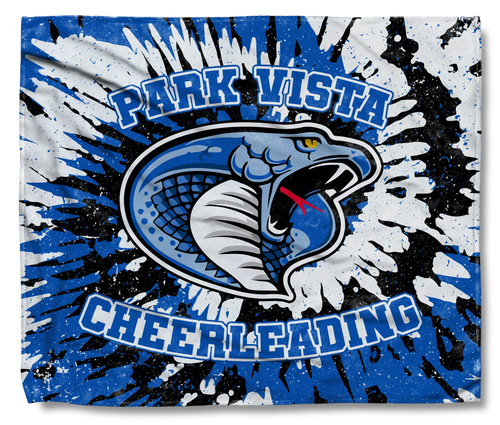 Cobra Varsity Swirl Blanket
