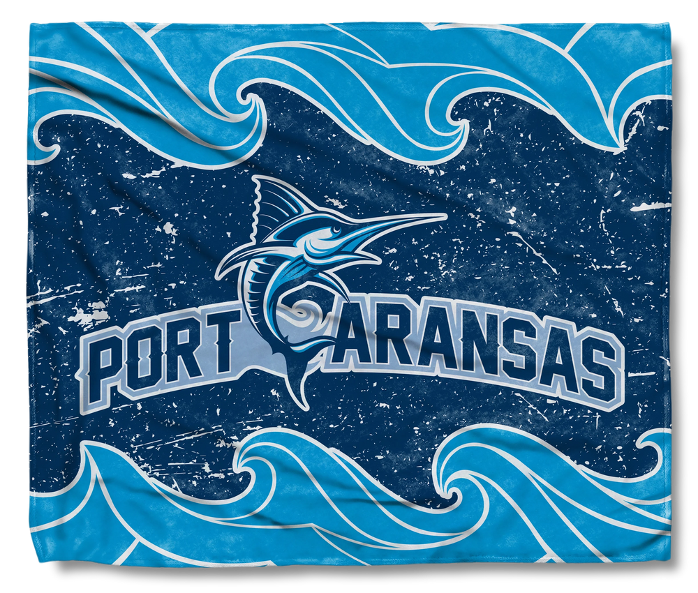 Port Aransas Only Waves - No Mascot