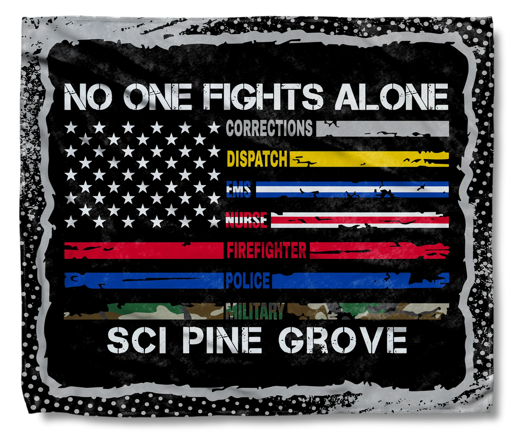 No One Fights Alone Hope Throw