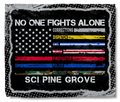 No One Fights Alone Hope Throw
