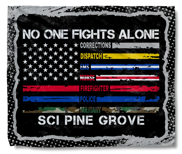 No One Fights Alone Hope Throw