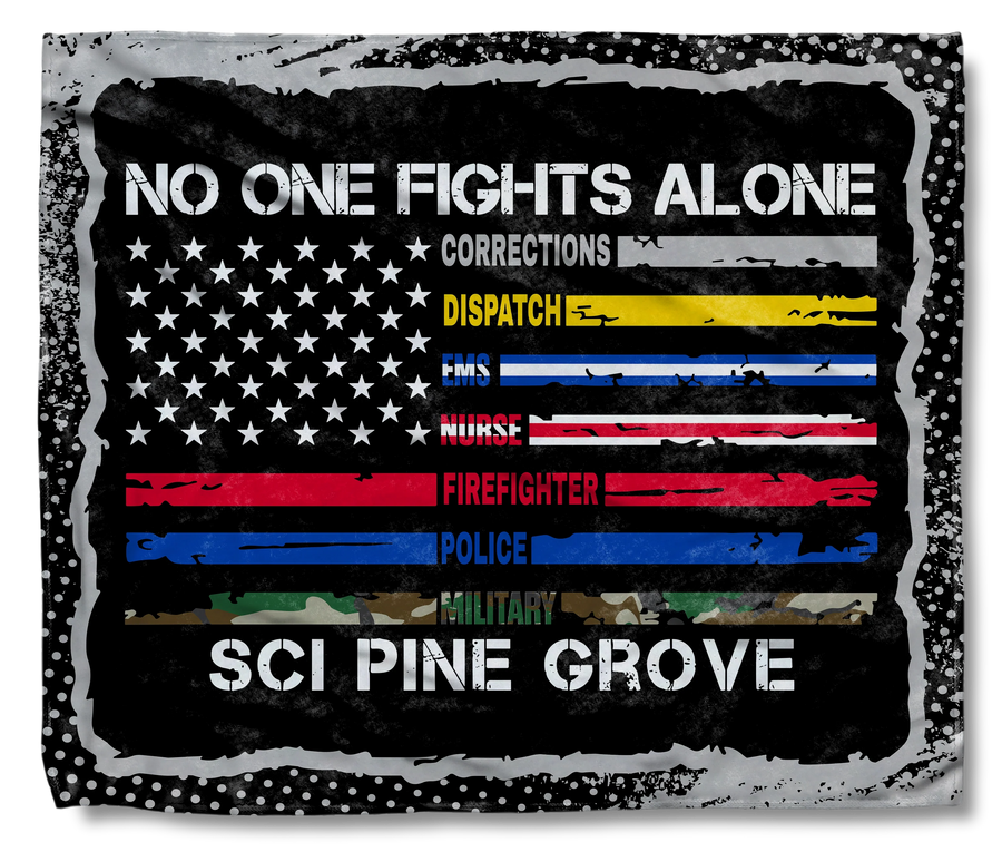 No One Fights Alone Hope Throw