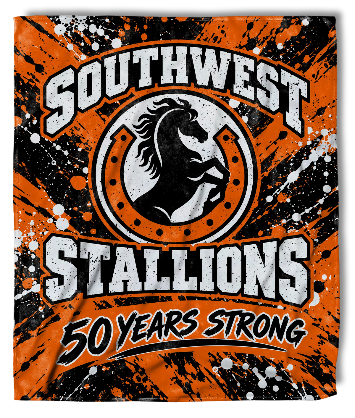 SWHS Band Booster 50 Years Blanket