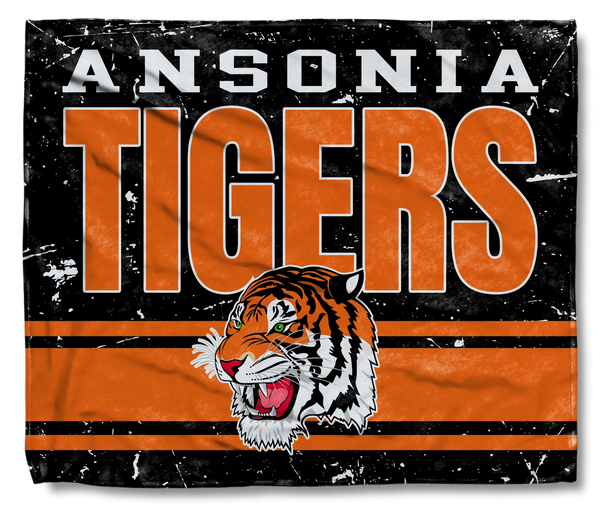 The Ansonia Tigers Black Flag Wrap
