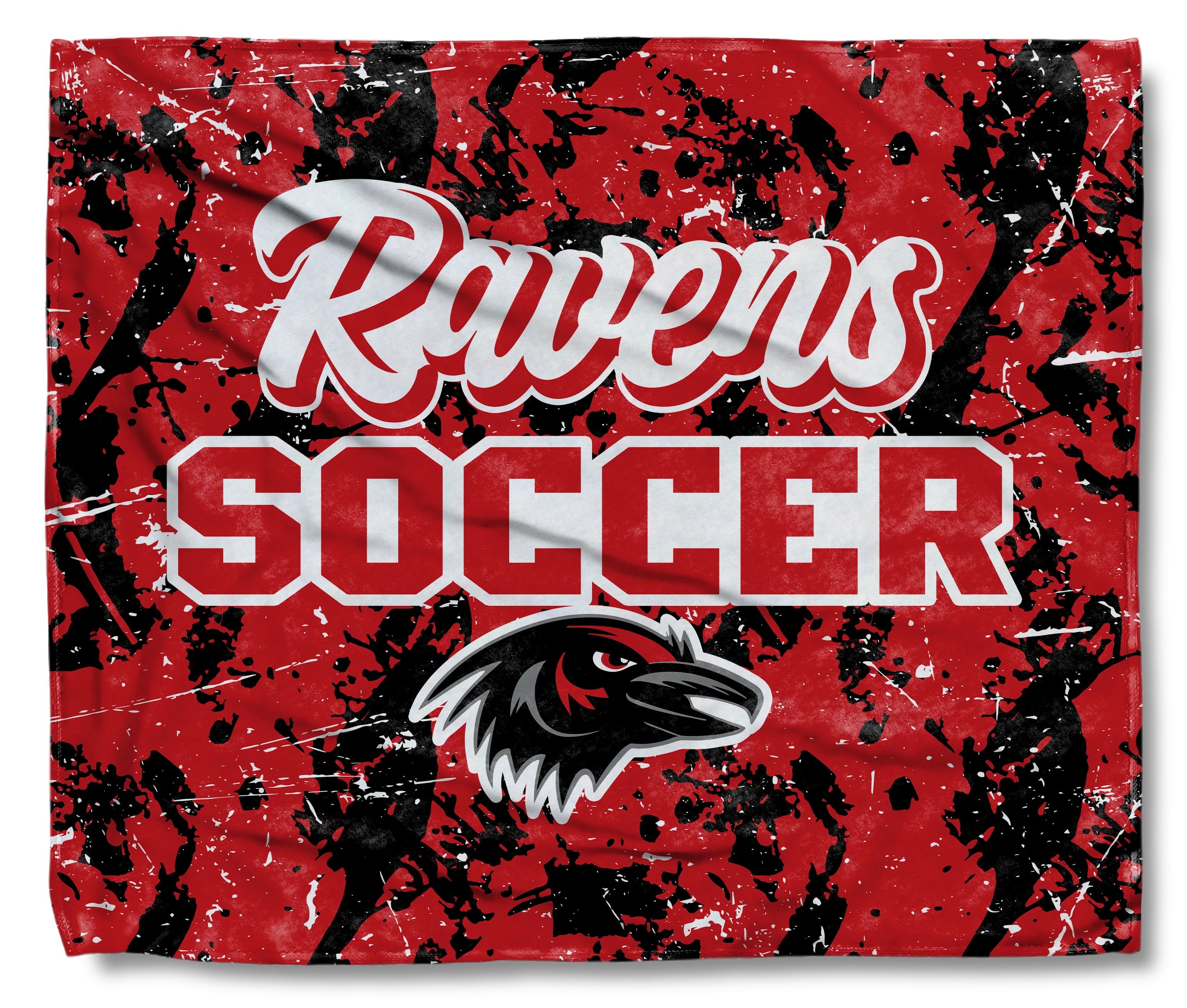 Ravens Soccer Bubble Blanket