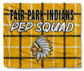 The Fair Park Indians Pep Squad Plaid Throw