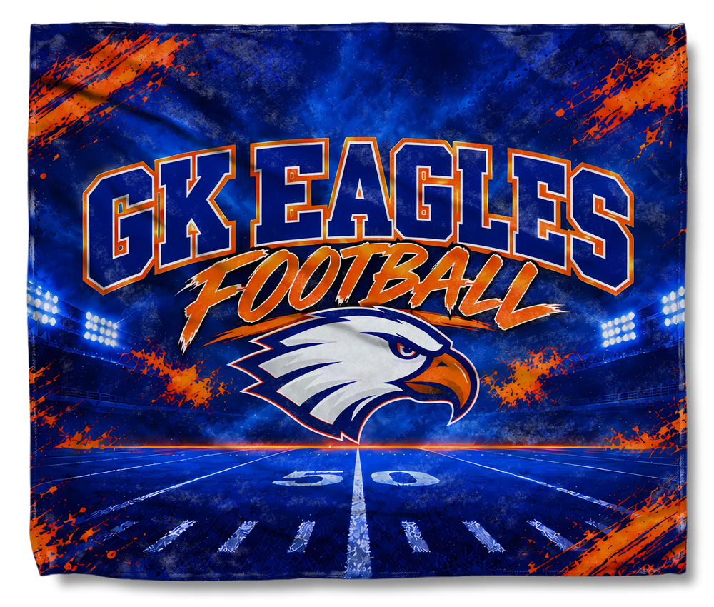 GK Eagles Football Throw