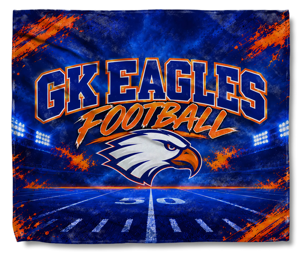 GK Eagles Football Throw