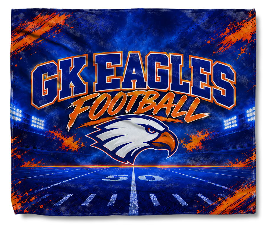GK Eagles Football Throw