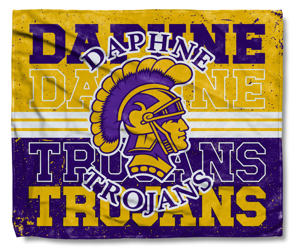 DHS Trojan Banner Blanket