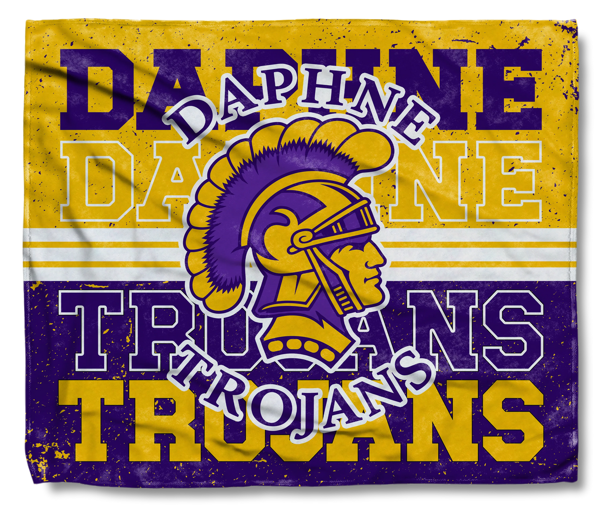 DHS Trojan Banner Blanket