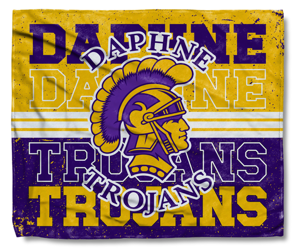 DHS Trojan Banner Blanket