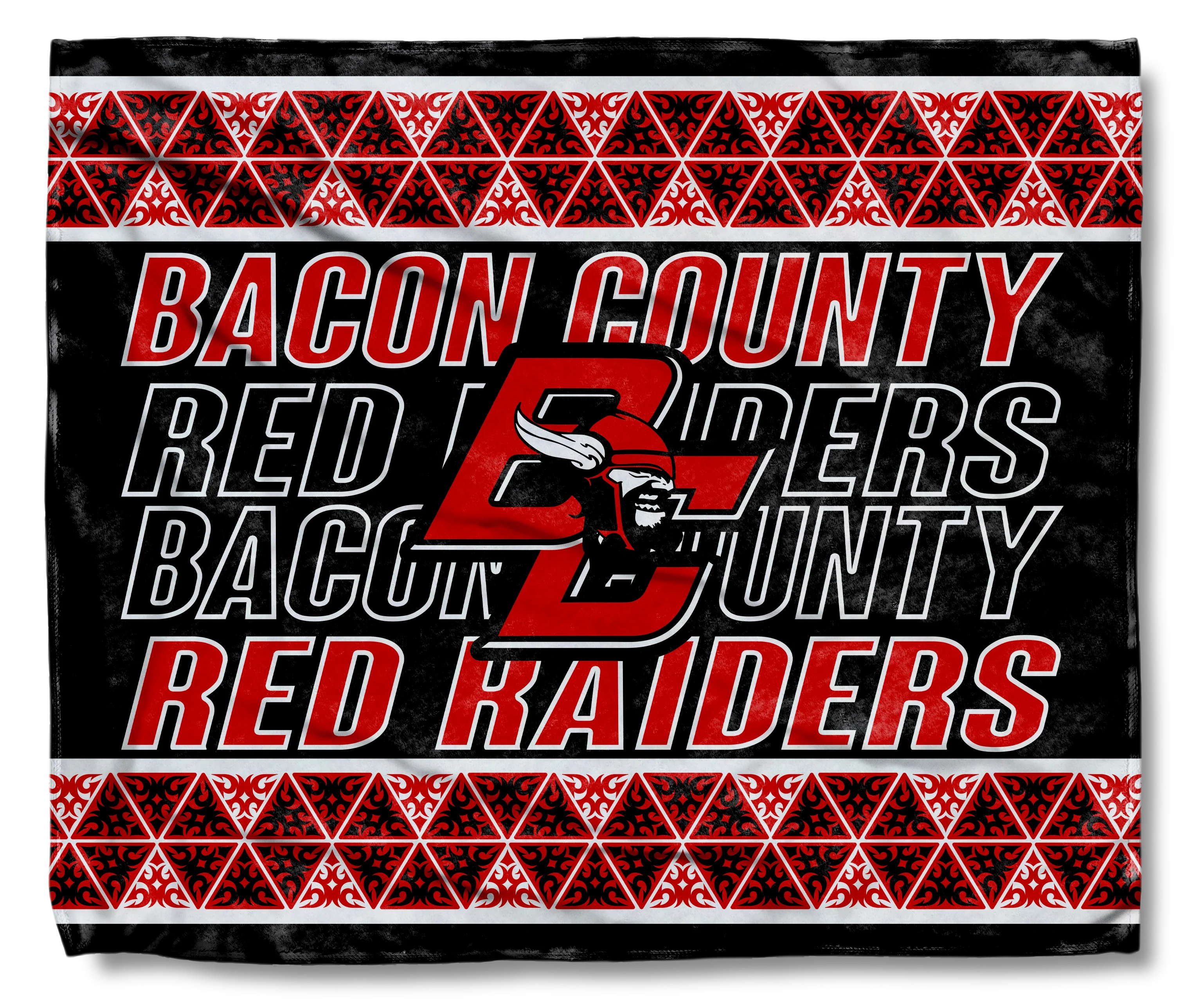 Bacon County Red Raiders (Red Font)