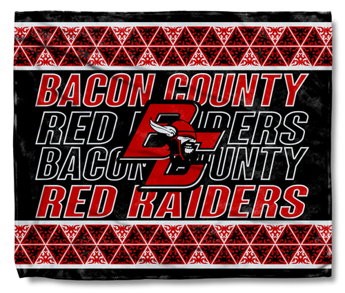 Bacon County Red Raiders (Red Font)