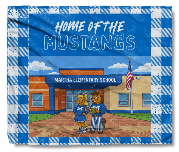 Martha Mustangs Gingham Snuggle