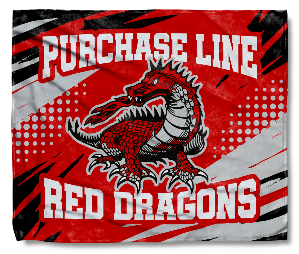 The PL Red Dragons Abstract Snuggler