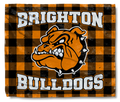 Brighton Baseball Plaid Throw