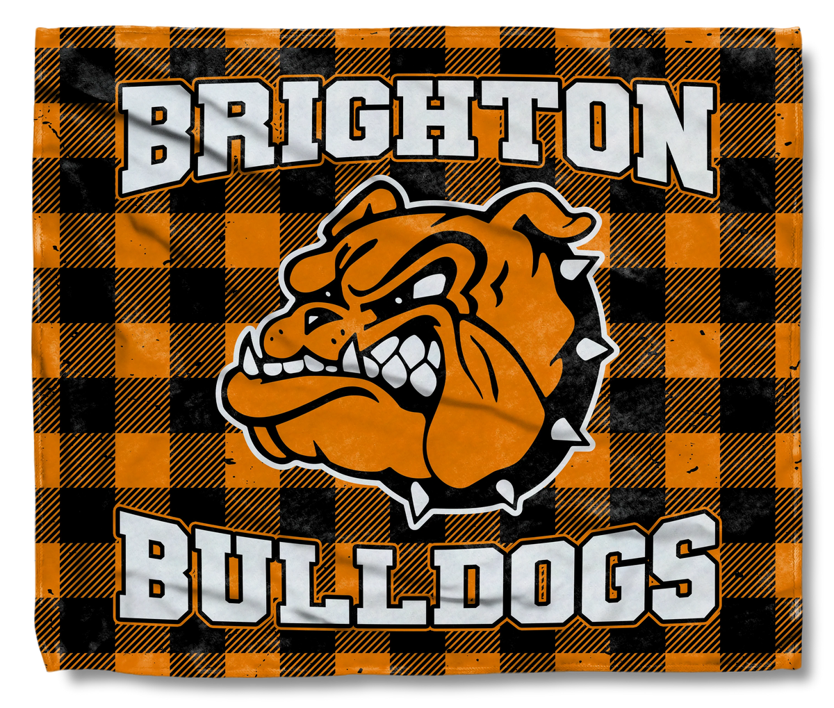 Brighton Baseball Plaid Throw