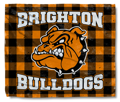 Brighton Baseball Plaid Throw