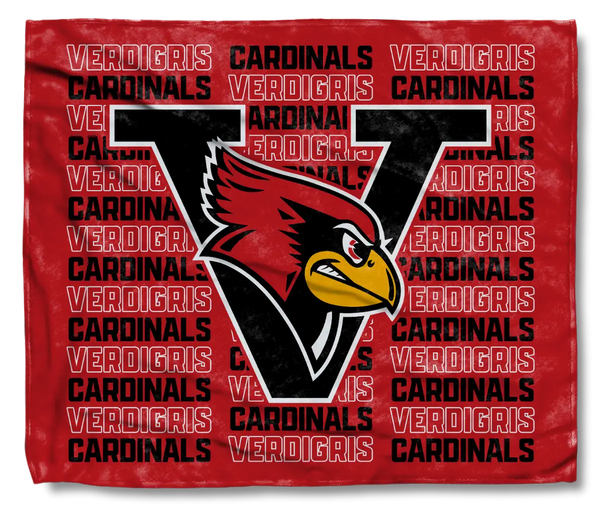 The Verdigris Cardinals Nation Throw