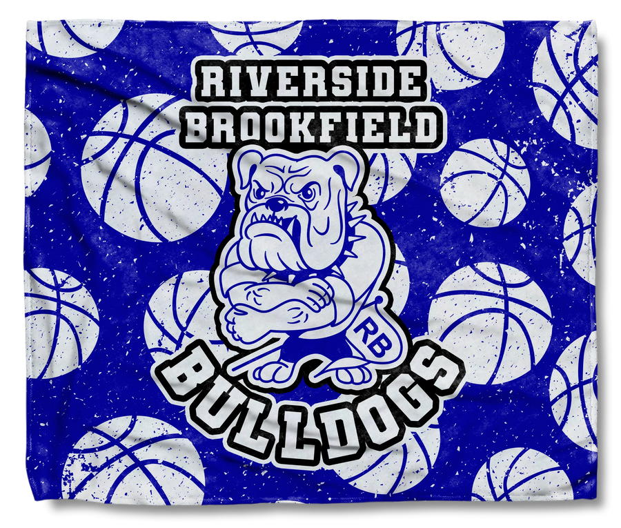 The RB Bulldogs Hoops Blanket