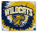 Wildcats Tie Dye Blanket (Matches Rally Towel design - coming soon!)
