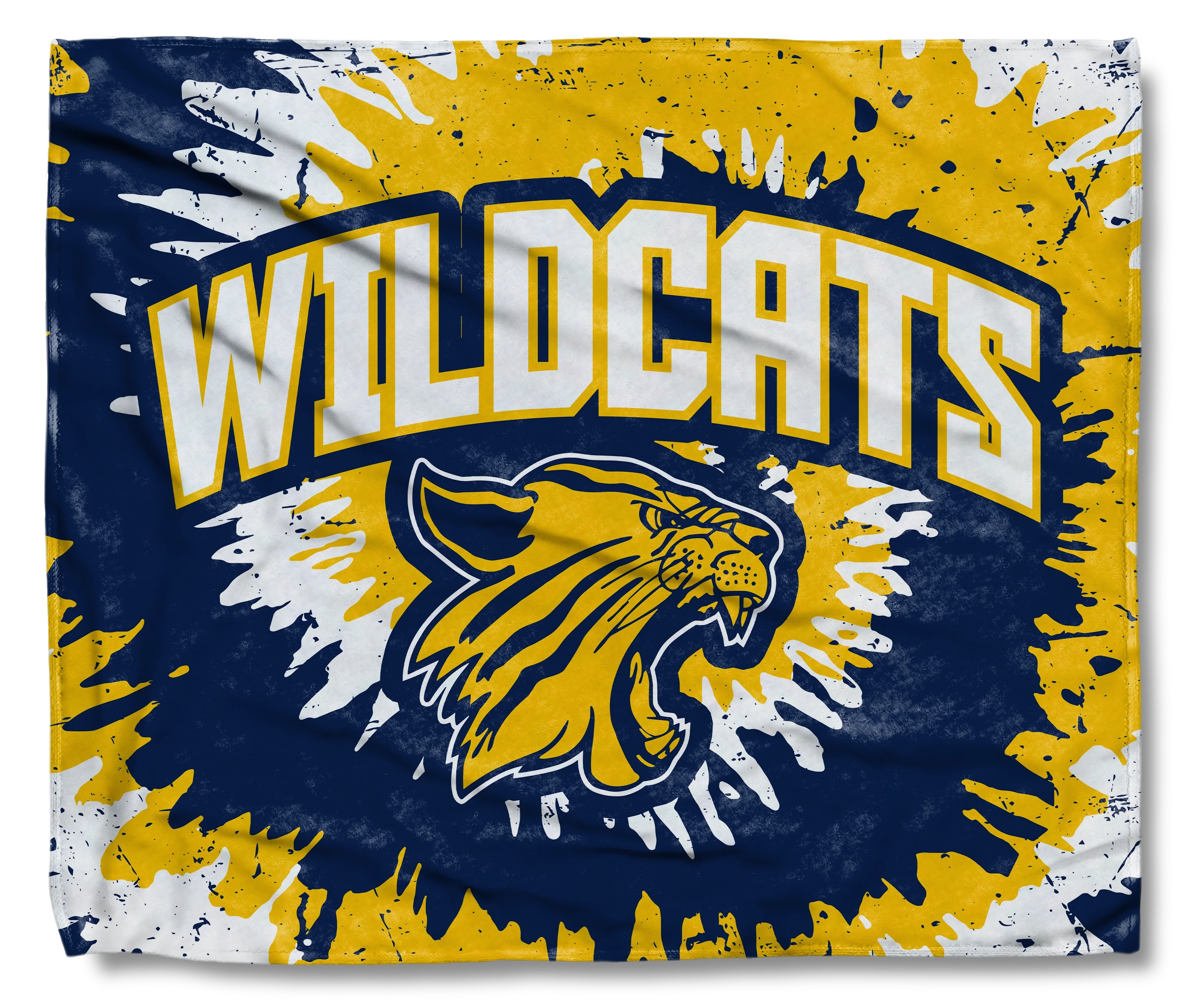 Wildcats Tie Dye Blanket (Matches Rally Towel design - coming soon!)