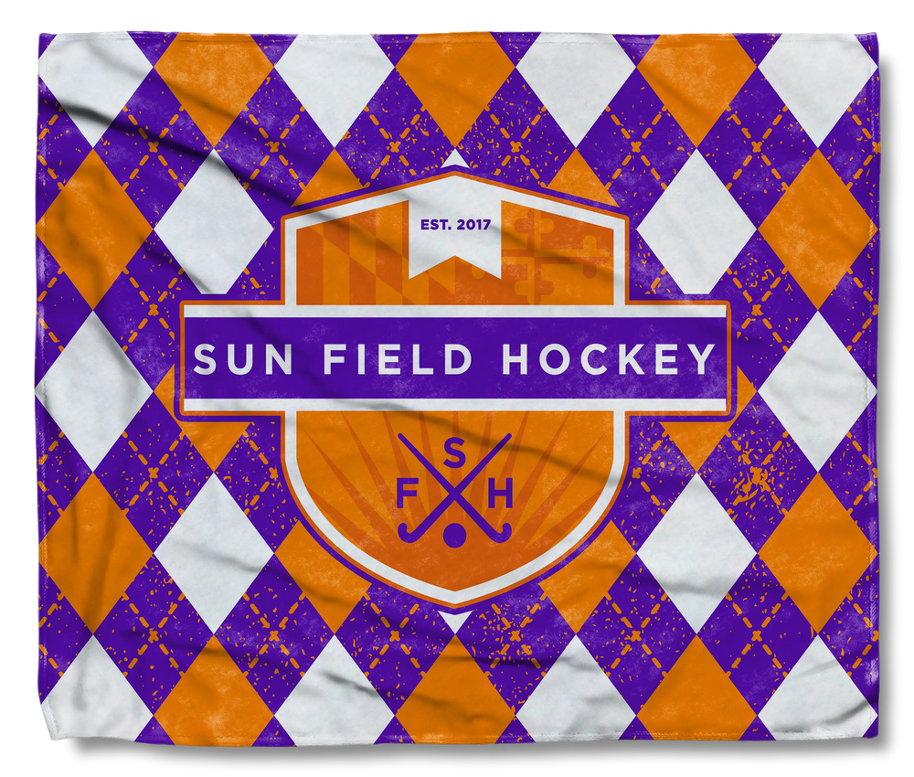 Sun Field Hockey Argyle Snuggler