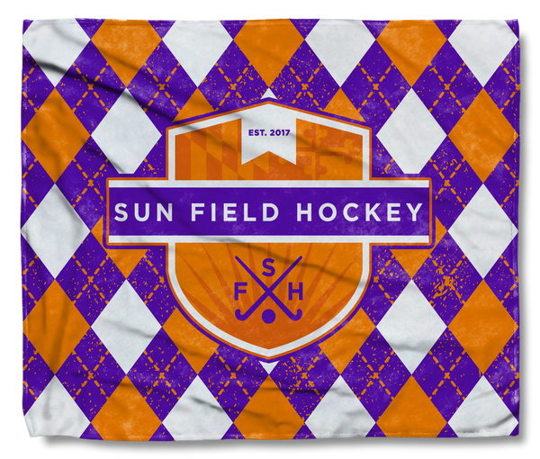 Sun Field Hockey Argyle Snuggler