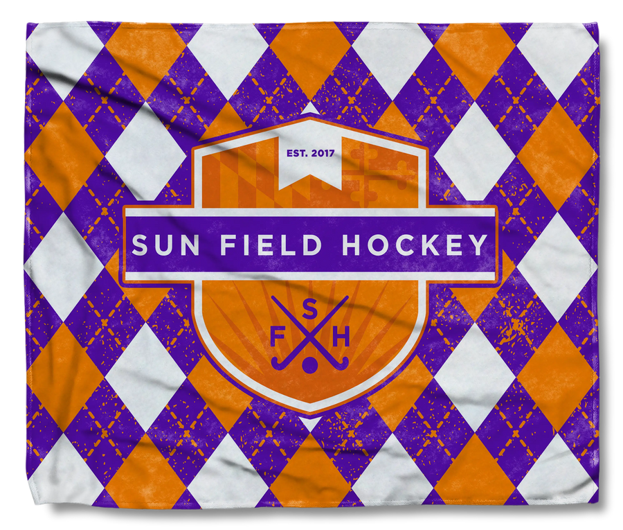 Sun Field Hockey Argyle Snuggler