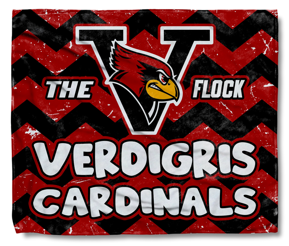 The Verdigris Cardinals Chevron Snuggler