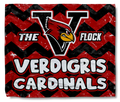The Verdigris Cardinals Chevron Snuggler