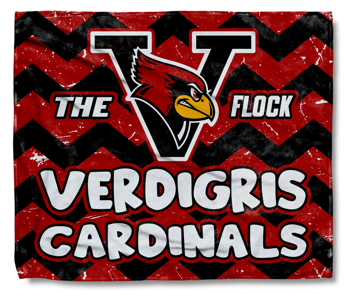 The Verdigris Cardinals Chevron Snuggler