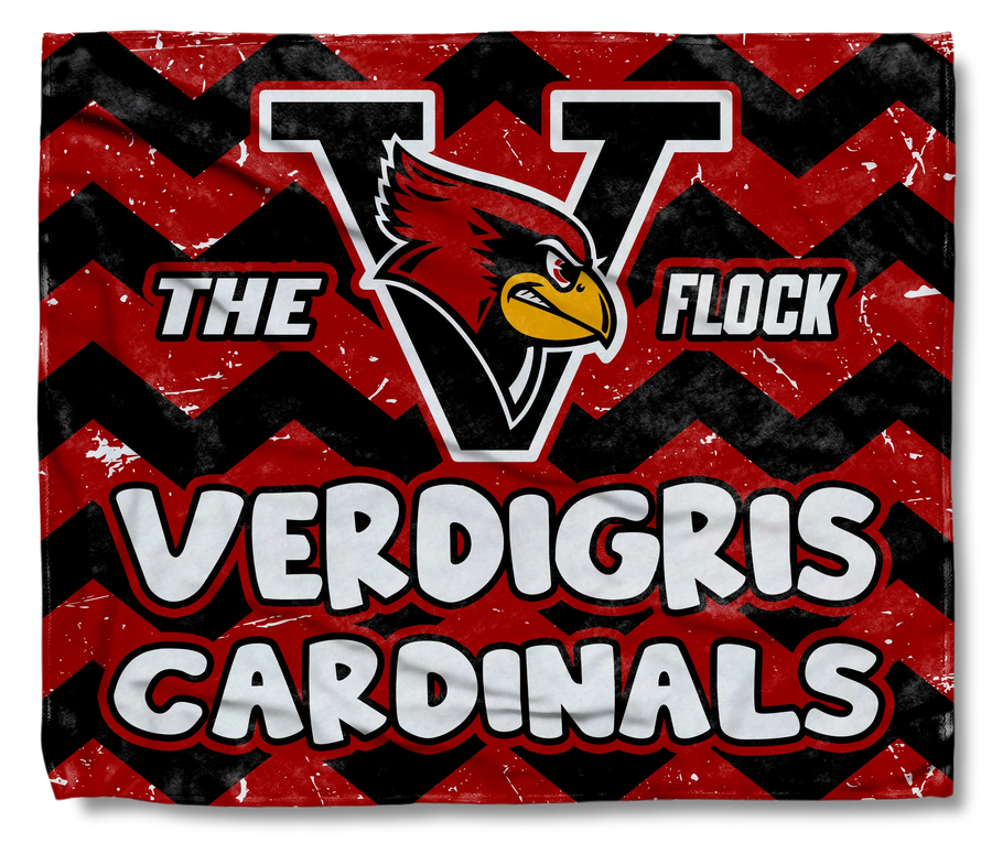 The Verdigris Cardinals Chevron Snuggler