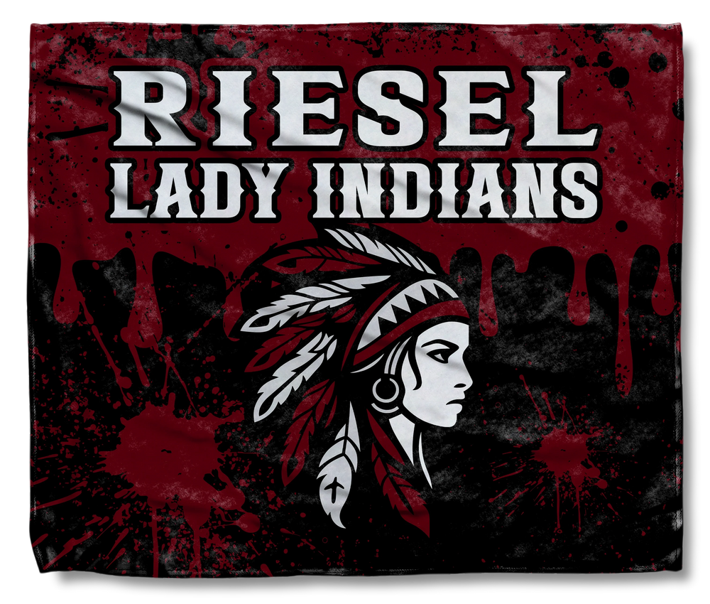 Riesel Lady Indians Splatter