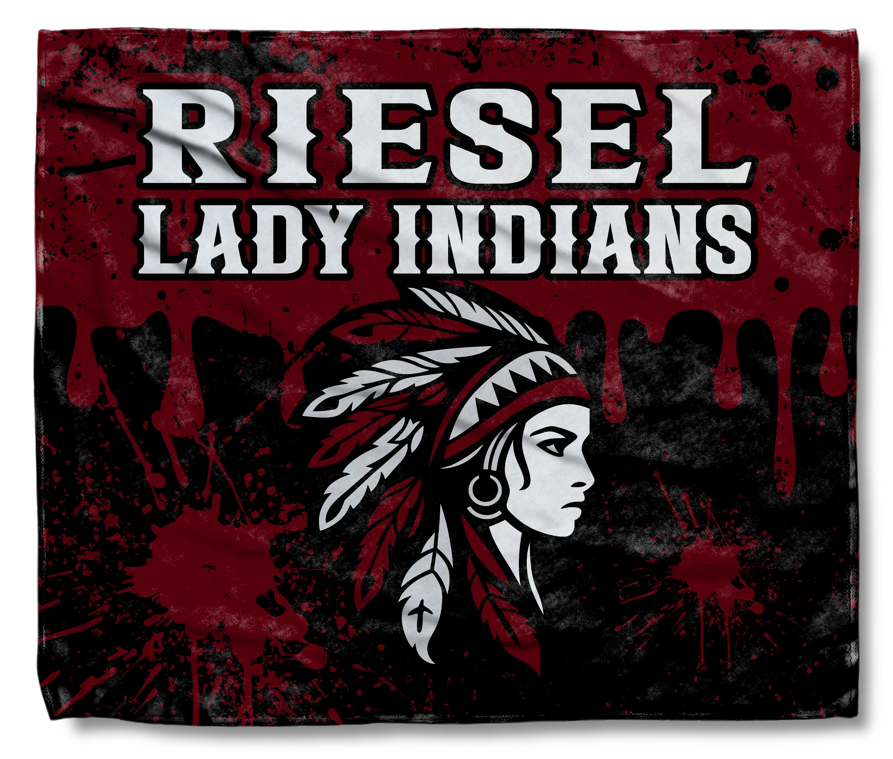 Riesel Lady Indians Splatter