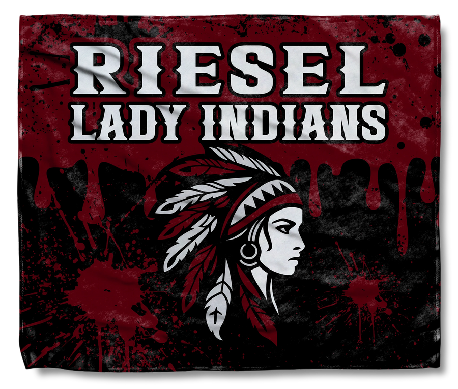 Riesel Lady Indians Splatter