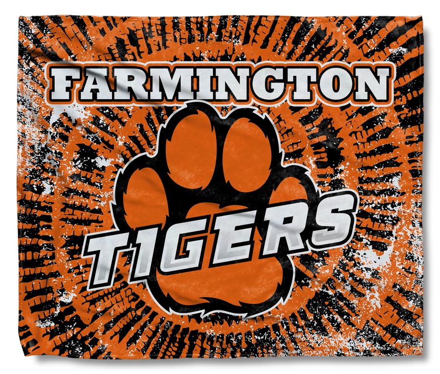 The FHS Sideline Cheer Tie-Dye Throw
