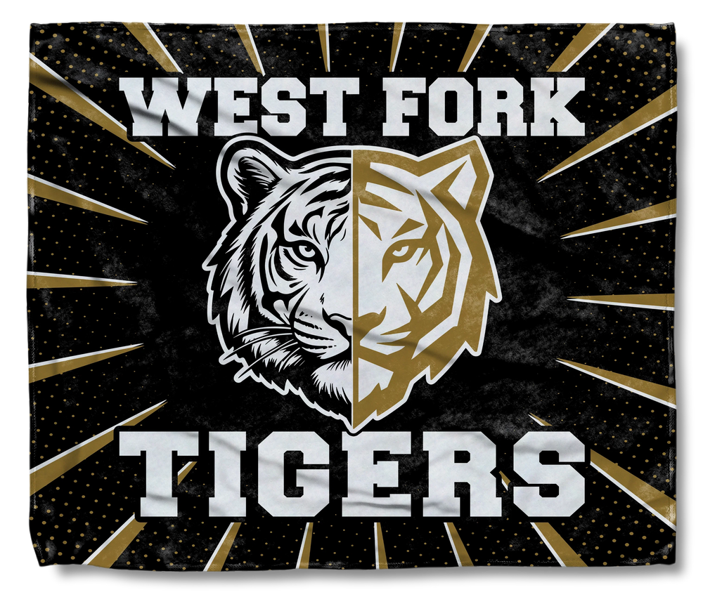 The West Fork Tigers Burst Blanket