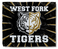 The West Fork Tigers Burst Blanket