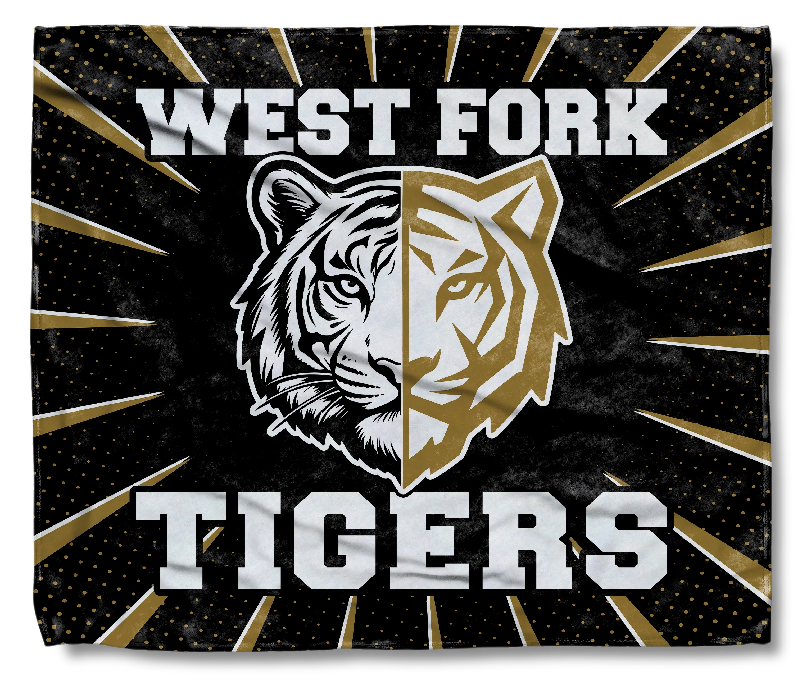 The West Fork Tigers Burst Blanket