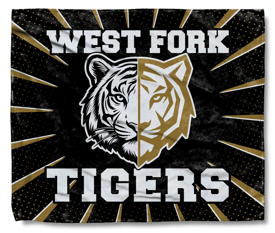The West Fork Tigers Burst Blanket